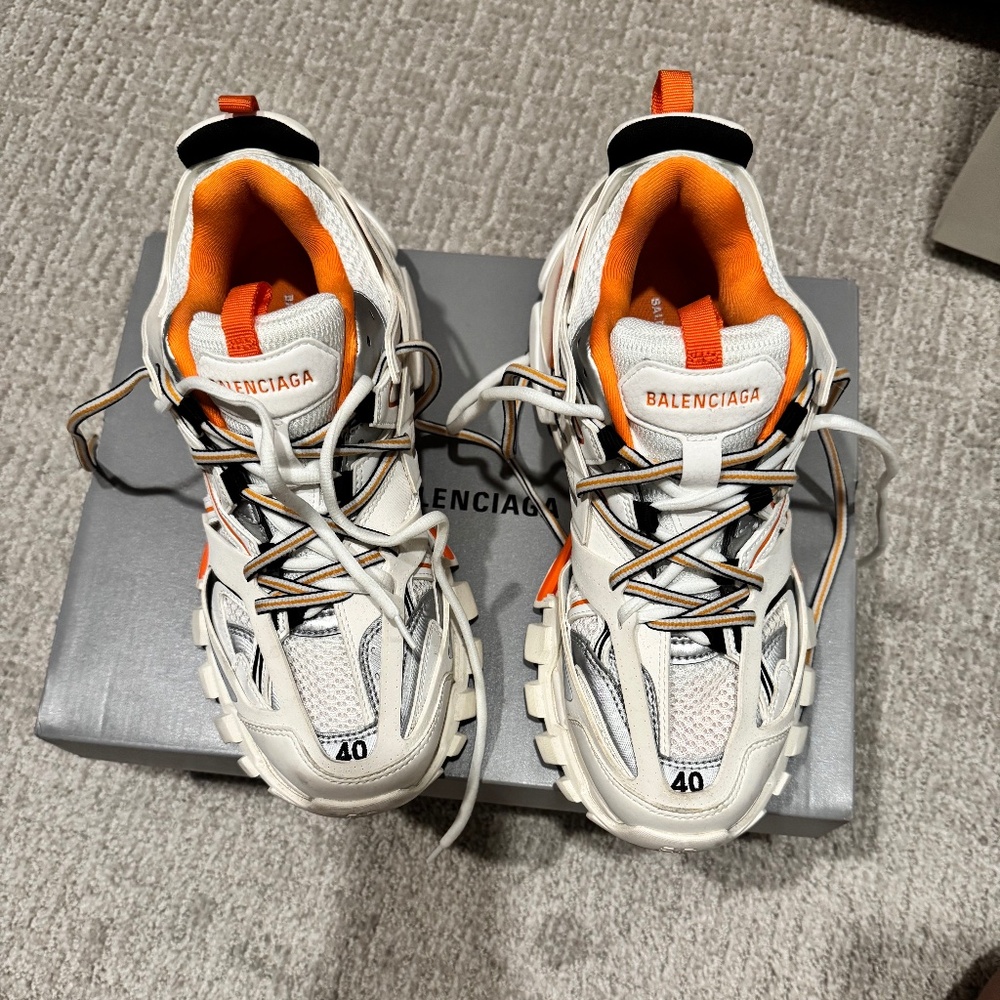 Balenciaga Track sneaker white/ orange